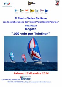 Scopri di più sull'articolo 100 Vele per Telethon – 2024