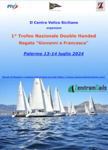 Scopri di più sull'articolo 1° Trofeo Nazionale Double Handed Regata Giovanni e Francesca Palermo 2024
